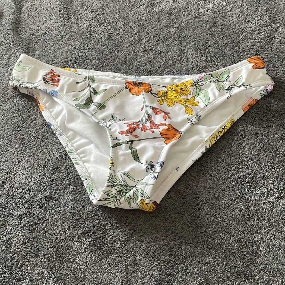 Floral Print Bikini Bottoms